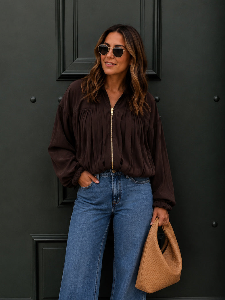 Zali Jacket- Chocolate