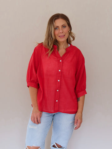 Mimi Blouse - Red