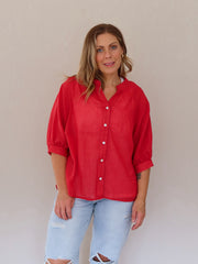 Mimi Blouse - Red