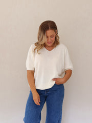 Mollie Top - Cream