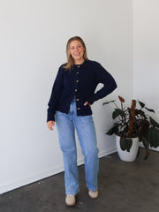 Mckinley Cardigan - Navy