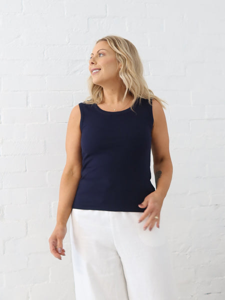 Summer Tank - Navy