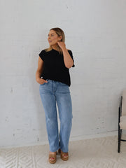 Ella Knit Top- Black