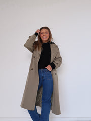 Whitney Trench Coat - Olive