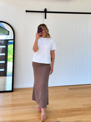 Laura Skirt- Mocha