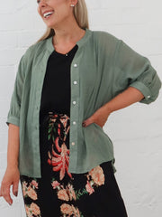 Mimi Blouse - Sage Green