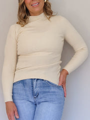 Kym Knit Top - Cream