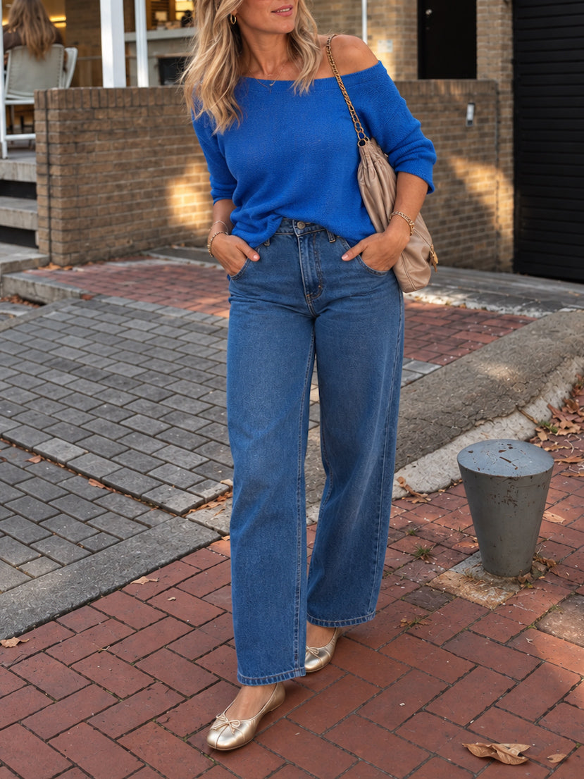 Chloe Top- Cobalt