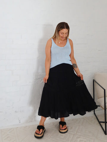 Ivy Top- Blue