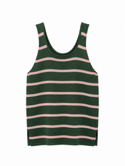 Maxine Knit Top- Green