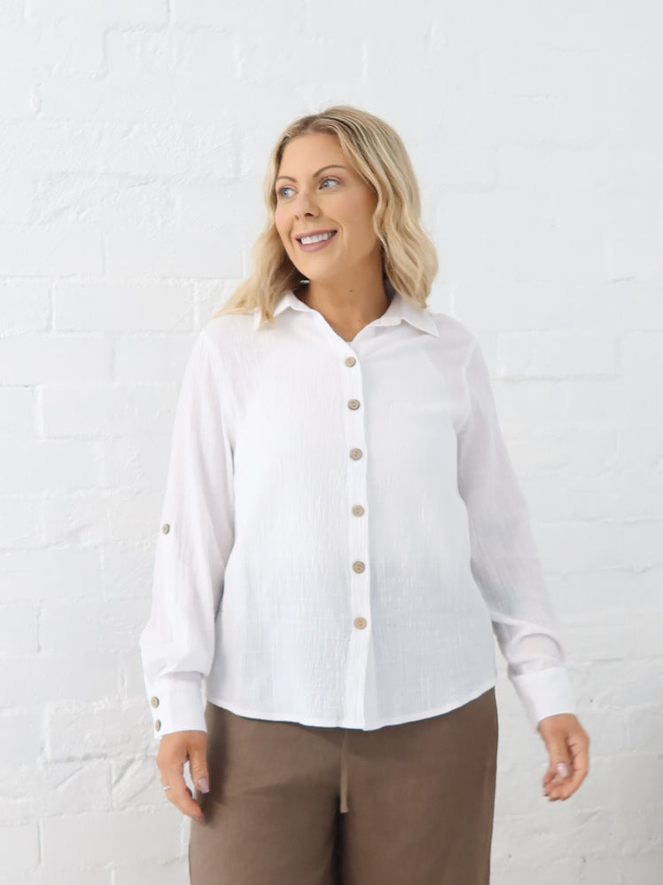 Faye Shirt- White