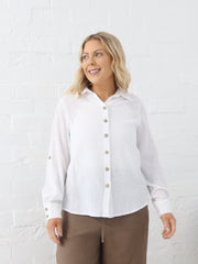 Faye Shirt- White