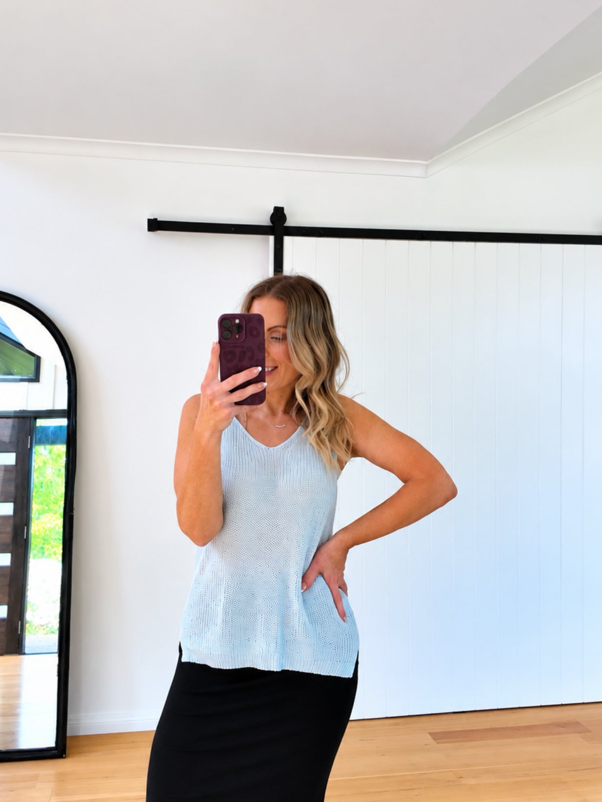 Harper Top- Blue