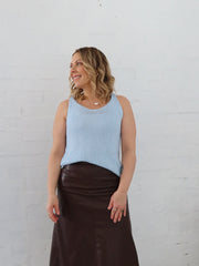 Ivy Top- Blue