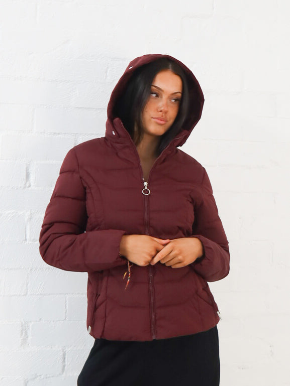 Marty Jacket- Burgundy