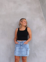 Tamika Denim Skirt