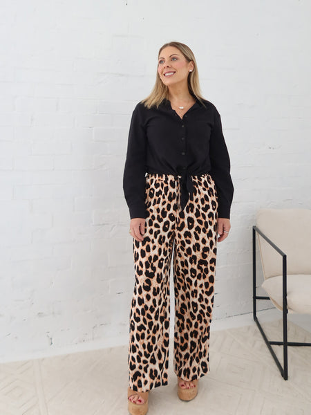 Hadley Pants - Light Leopard