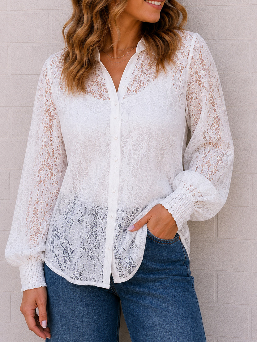 Edie Shirt- White