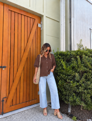 Mimi Blouse - Chocolate