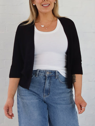 Everlyn Cardi- Black
