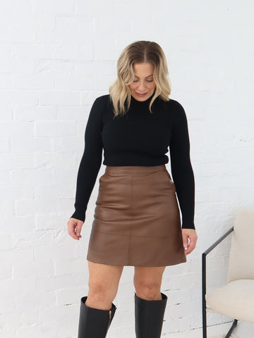 Yasmine Skirt - Brown