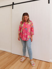 Jindabyne Blouse - Pink