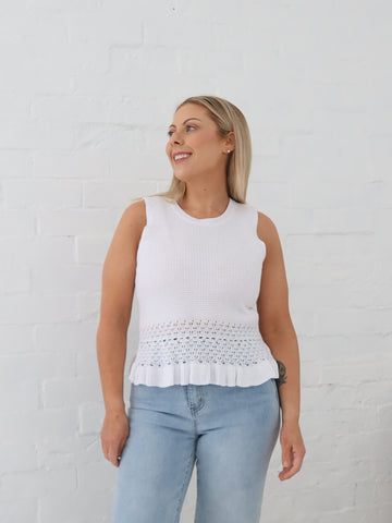 Skye Top- White