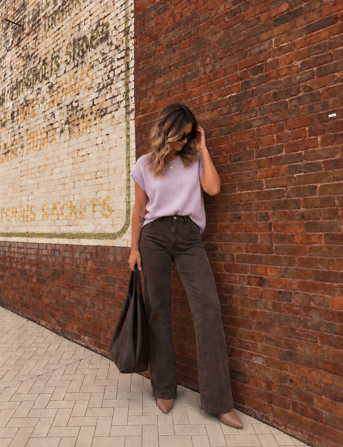 Mariah Knit Top - Lilac