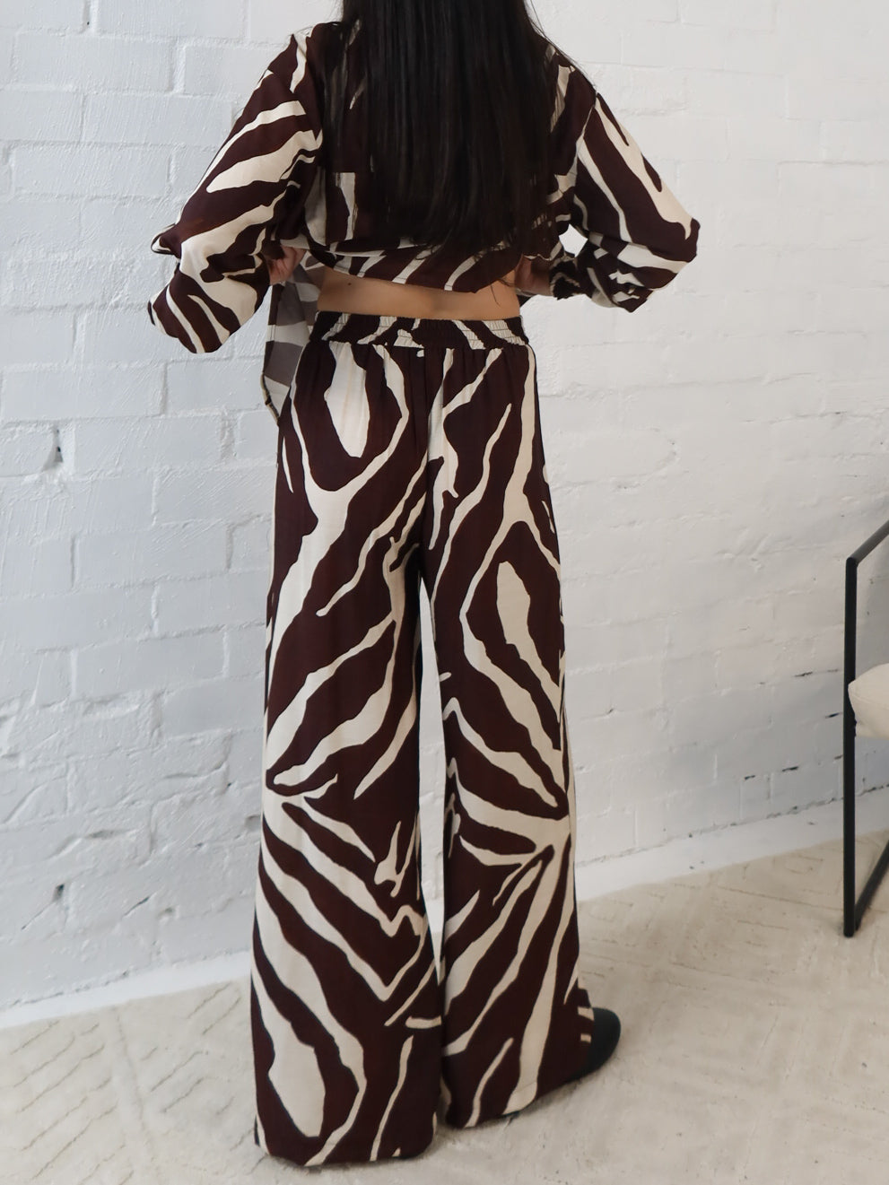 Edith Pants- Mahogany Brown