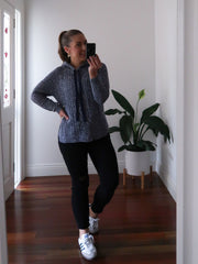 Amber Knit Jumper - Navy