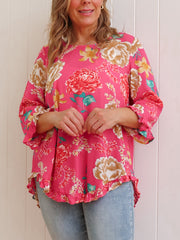 Jindabyne Blouse - Pink