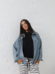 Heidi Pants - White and Black