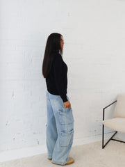 Karla Knit Top- Black