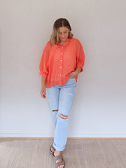 Mimi Blouse - Orange