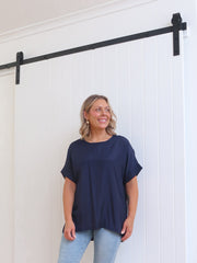 Tamsin Blouse - Navy