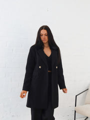 Madrid Coat- Black