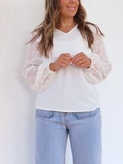 Nicola Blouse - White