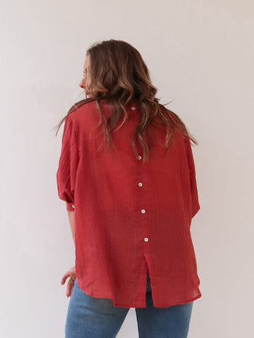 Mimi Blouse - Rust