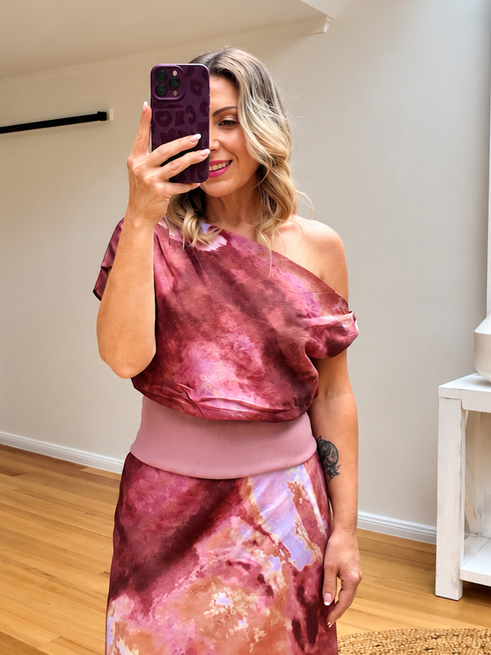 Amber Top- Rosewood