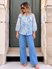 Eden Shirt- Pastel Blue