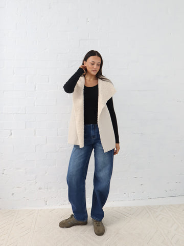 Lana Vest- Bone