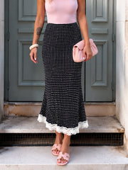 Dottie Skirt- Black/White