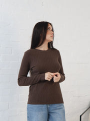 Iris Knit- Chocolate