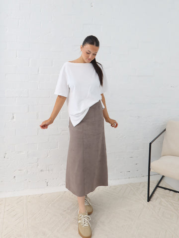 Bianca Skirt - Taupe