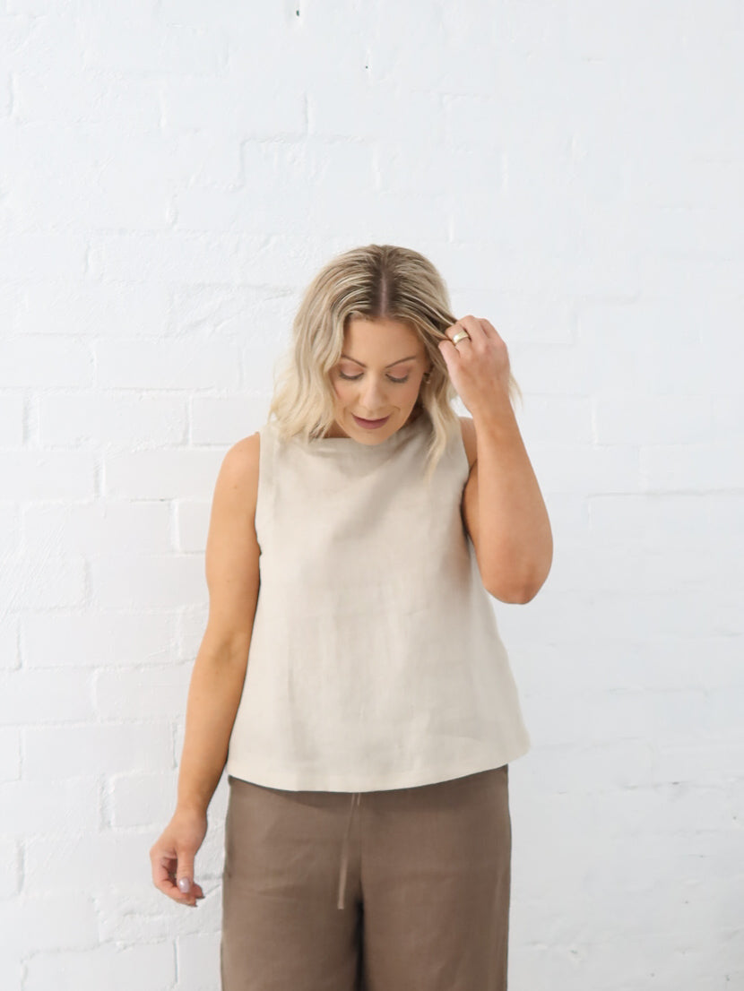 Andie Top- Beige