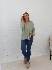 Sailah Knit - Sage