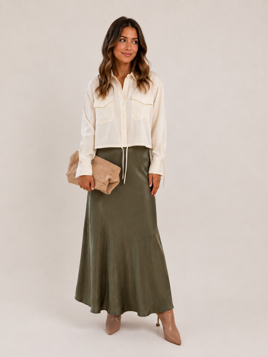 Hailey Shirt- Vanilla