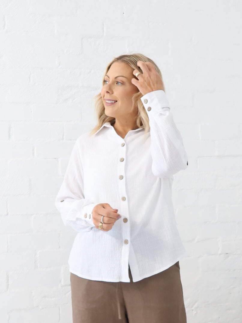 Faye Shirt- White