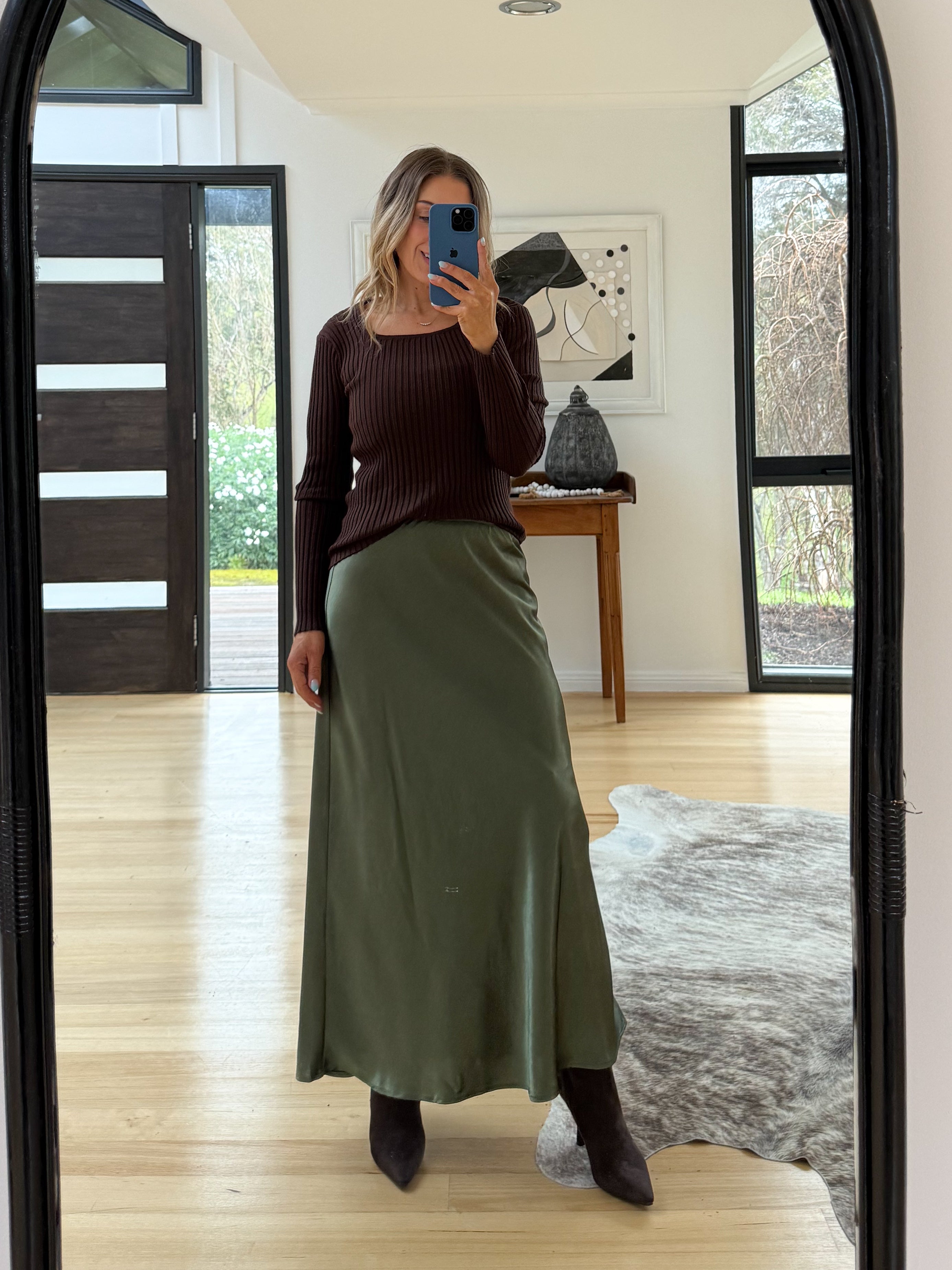 Kristen Skirt- Olive