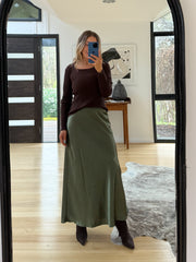 Kristen Skirt- Olive